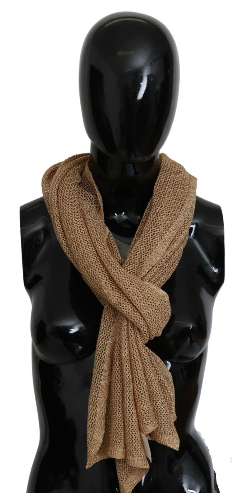 Elegant Men's Brown Neck Wrap Shawl Scarf GF Ferre