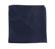 Elegant Silk Pocket Square in Lustrous Blue Dolce & Gabbana