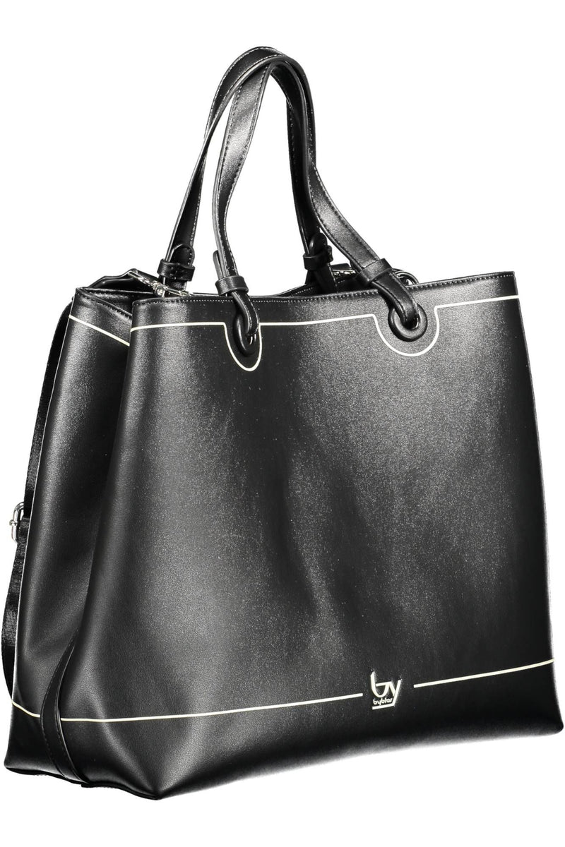 Black Polyethylene Women Handbag BYBLOS