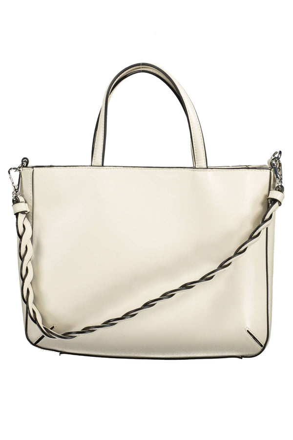 White PVC Women Handbag BYBLOS