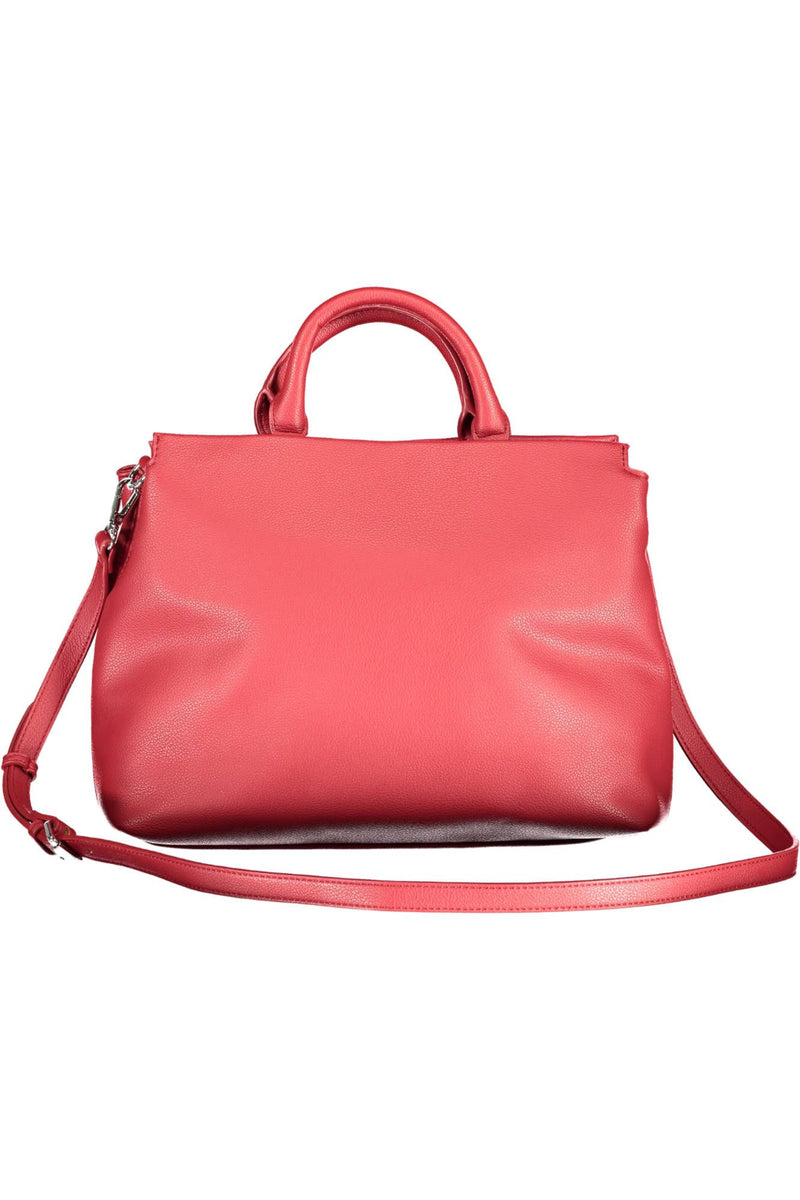 Red Polyethylene Women Handbag BYBLOS