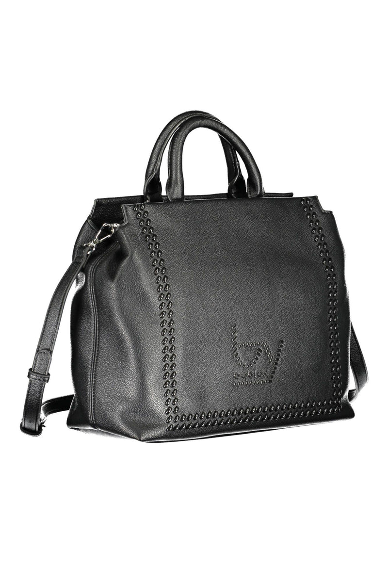 "Black Polyethylene Women Handbag" BYBLOS