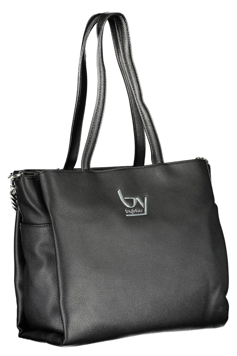 Black Polyethylene Women Handbag BYBLOS