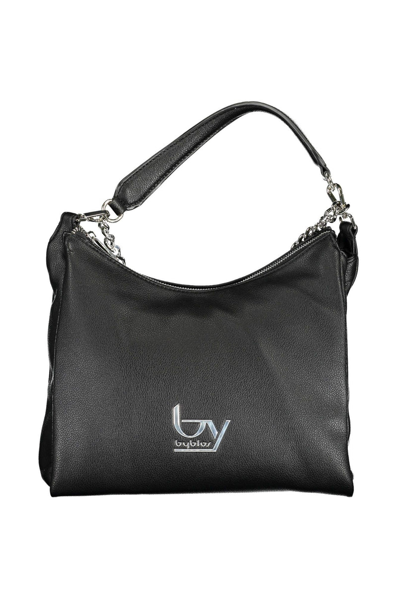 Black Polyethylene Womens Handbag BYBLOS