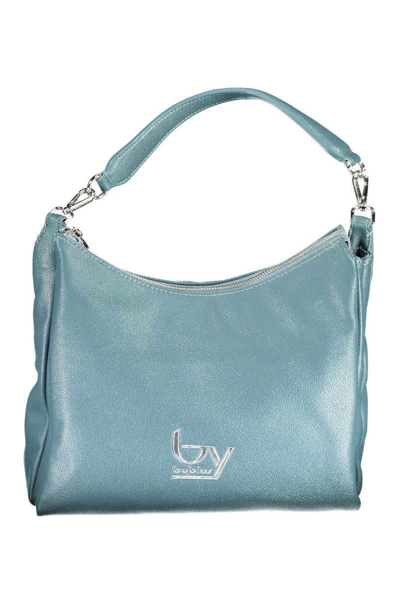 Blue Polyethylene Women Handbag BYBLOS