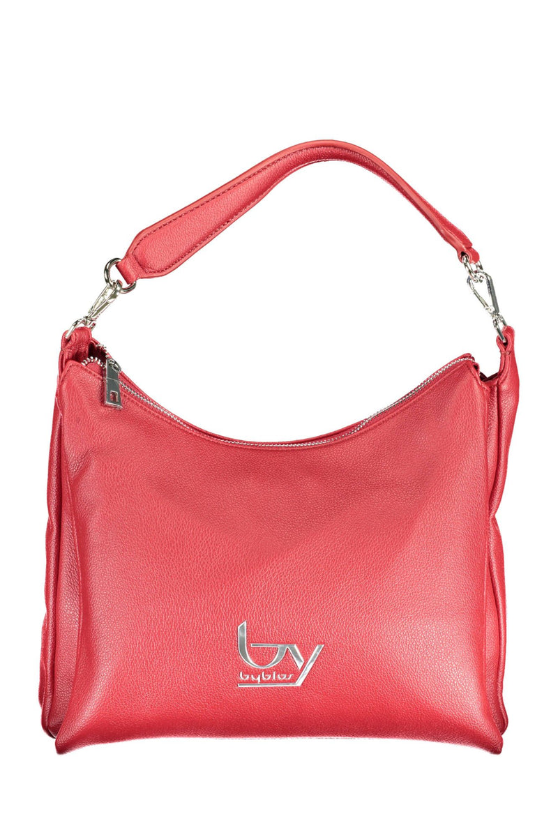 Red Polyethylene Women Handbag BYBLOS