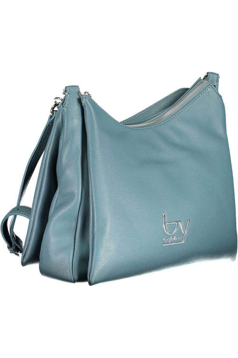 Blue Polyethylene Women Handbag BYBLOS