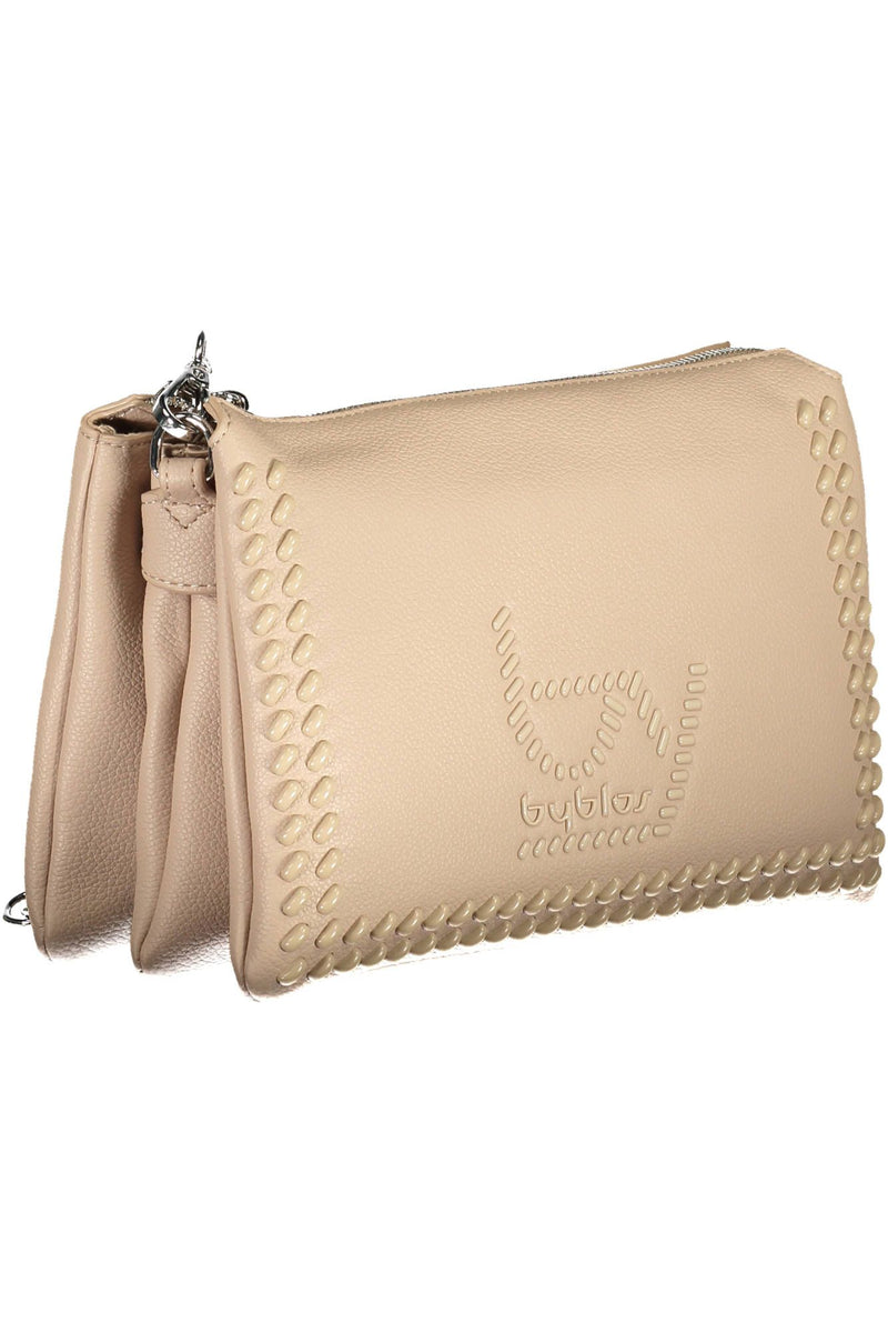 Beige Polyethylene Women Handbag BYBLOS