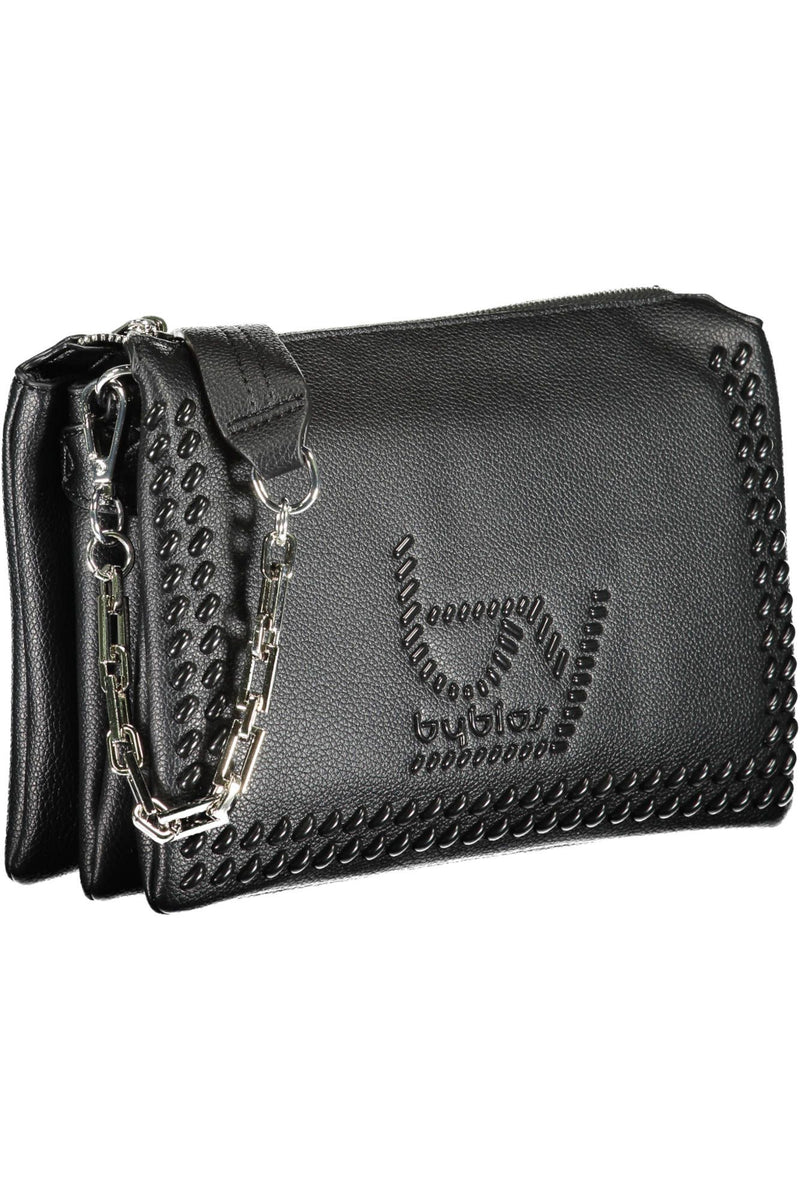 Black Polyethylene Women Handbag BYBLOS