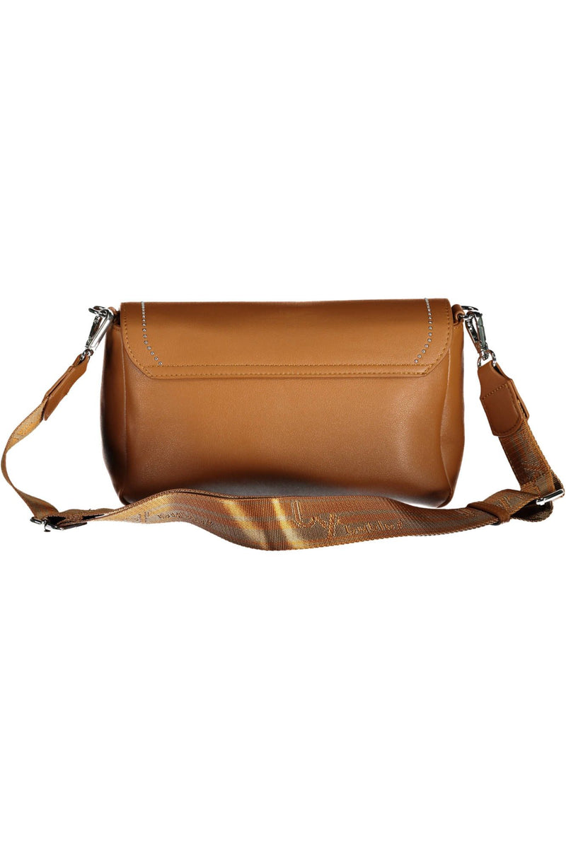 Brown Polyethylene Women Handbag BYBLOS