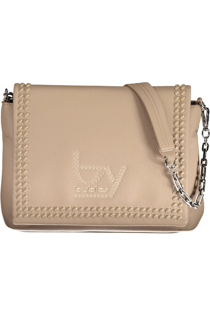 Beige Polyethylene Women Handbag BYBLOS