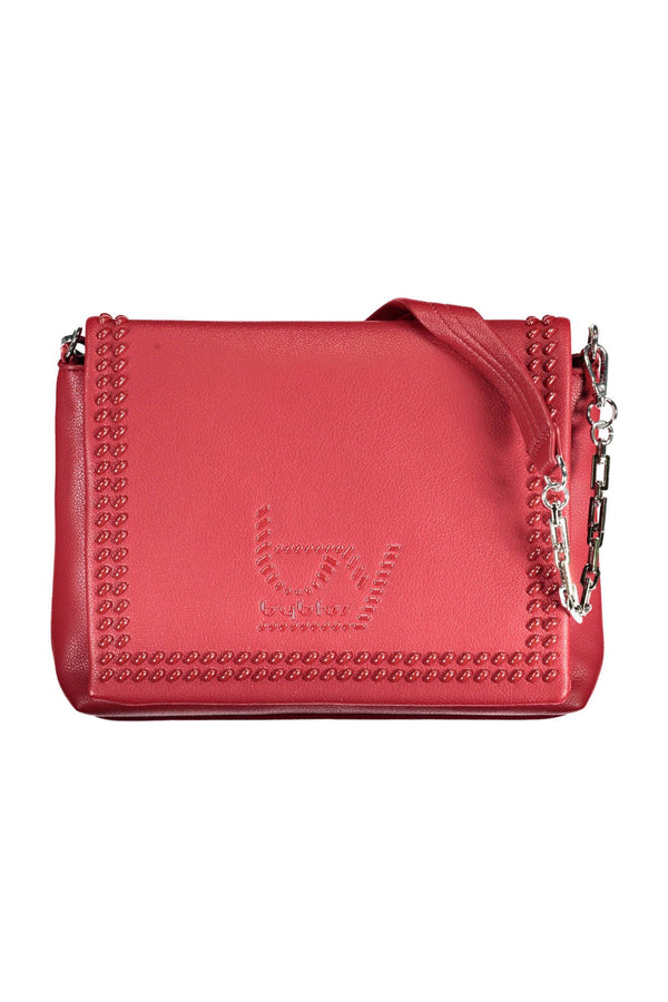 Red Polyethylene Women Handbag BYBLOS