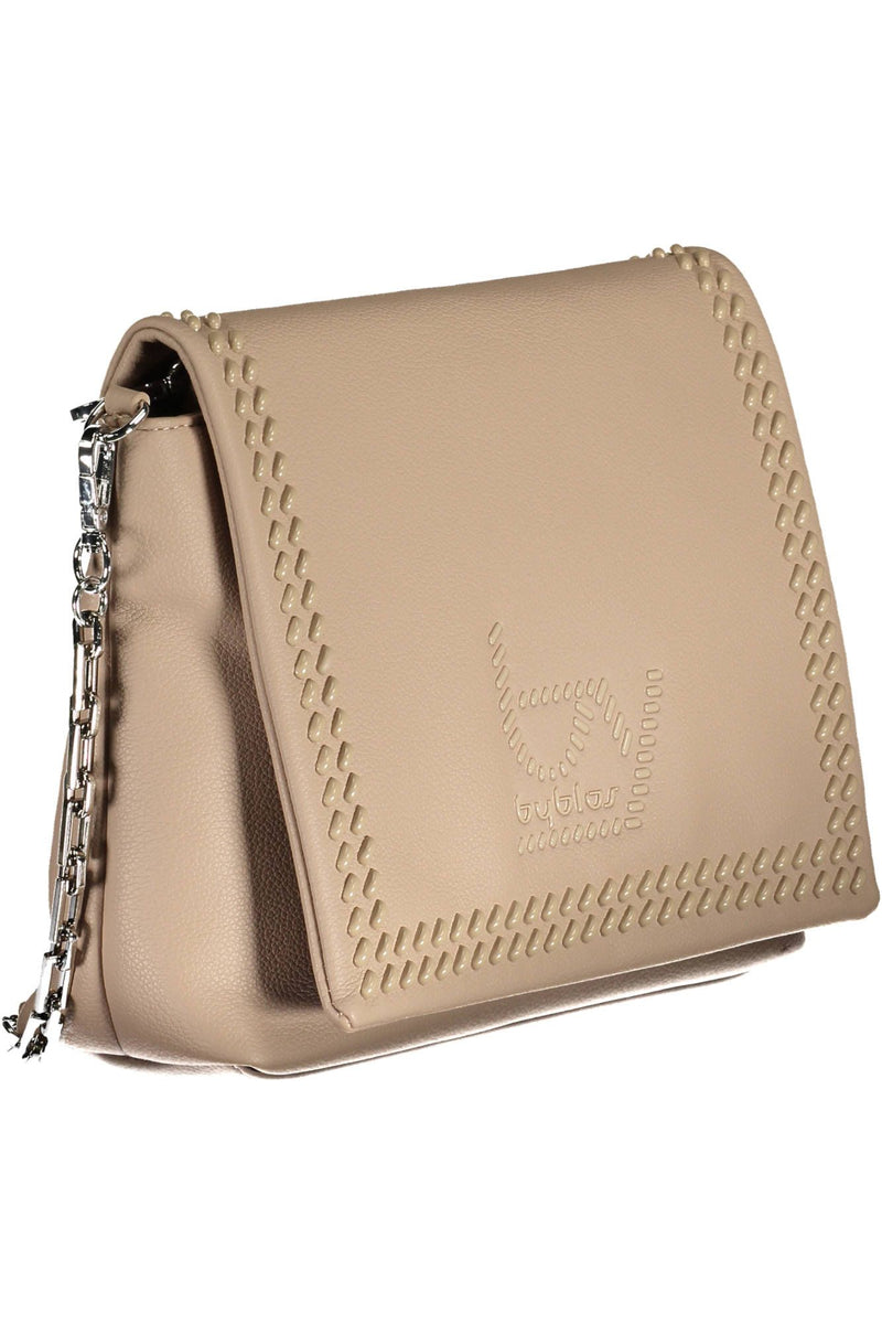 Beige Polyethylene Women Handbag BYBLOS