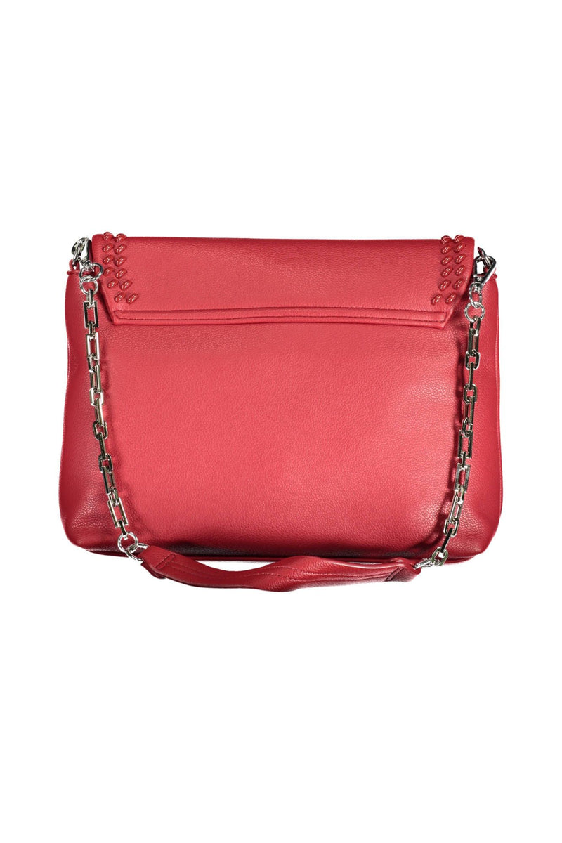 Red Polyethylene Women Handbag BYBLOS