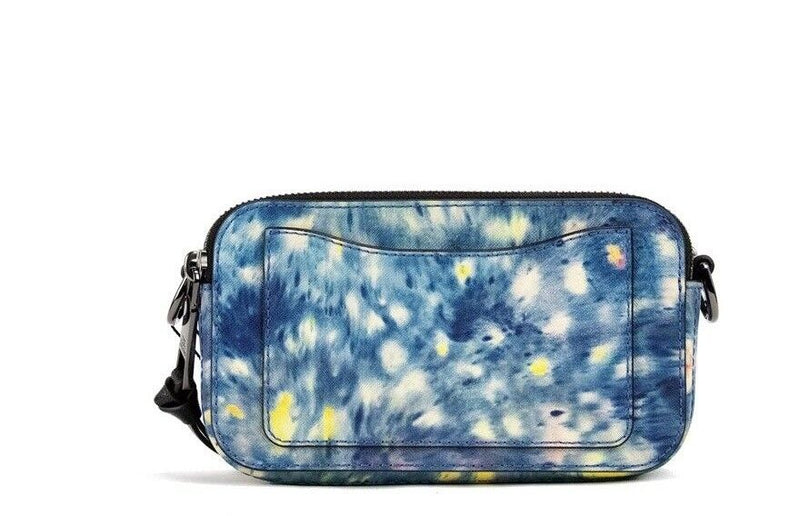 The Snapshot bag Watercolor Blue Printed Leather Shoulder Bag Purse Marc Jacobs