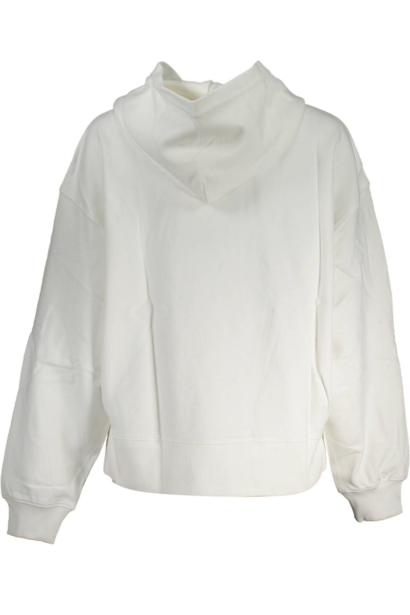 White Cotton Women Sweater Calvin Klein