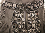 Black Crystal Embellished Masterpiece Skirt Dolce & Gabbana