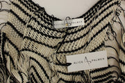 Black and White Knitted Artisan Dress Alice Palmer