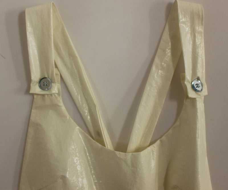 Elegant White Tea Halterneck Dress Licia Florio