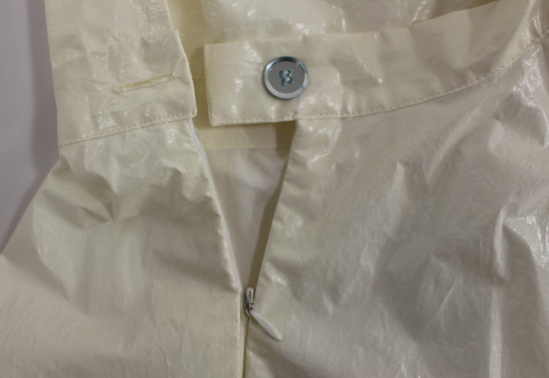 Elegant White Tea Halterneck Dress Licia Florio