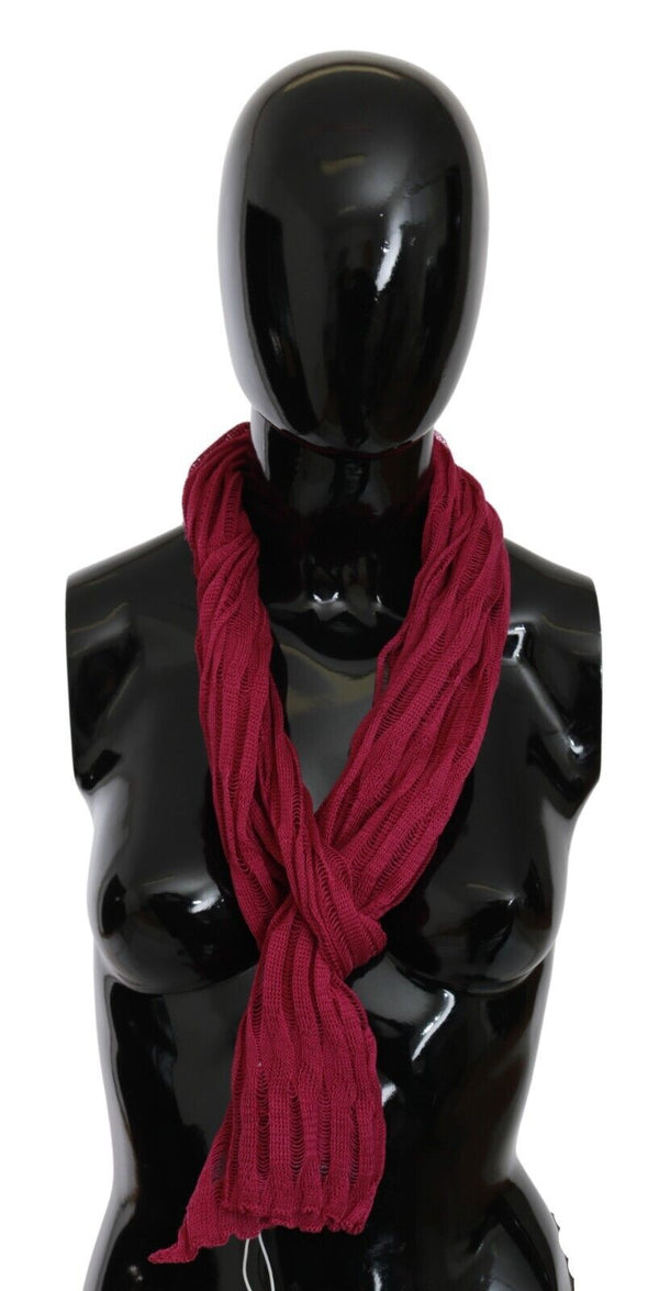 Bordeaux Elegance Foulard Shawl Scarf John Galliano