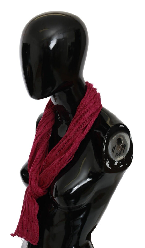 Bordeaux Elegance Foulard Shawl Scarf John Galliano