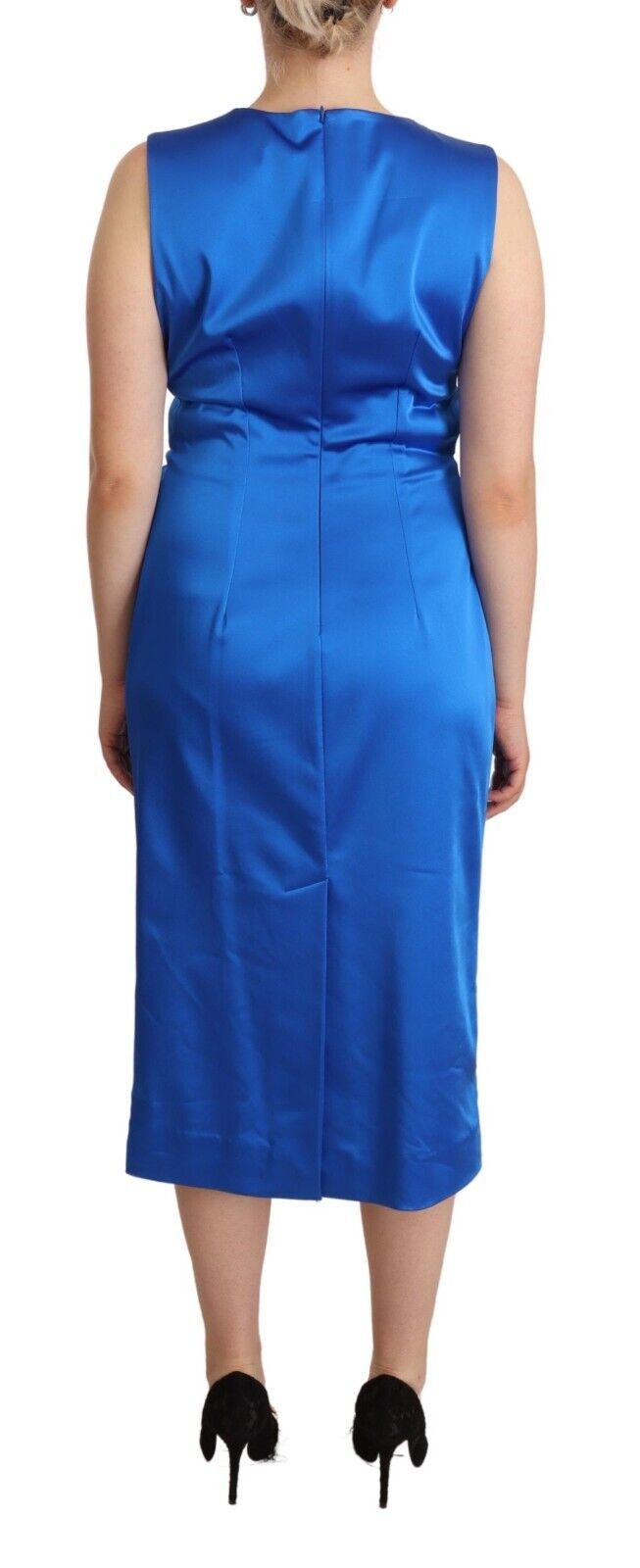 Elegant Sleeveless Sheath Midi Dress P.A.R.O.S.H.