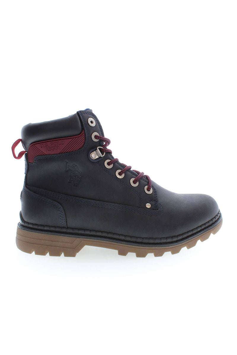 Blue Polyester Mens Boot U.S. POLO ASSN.