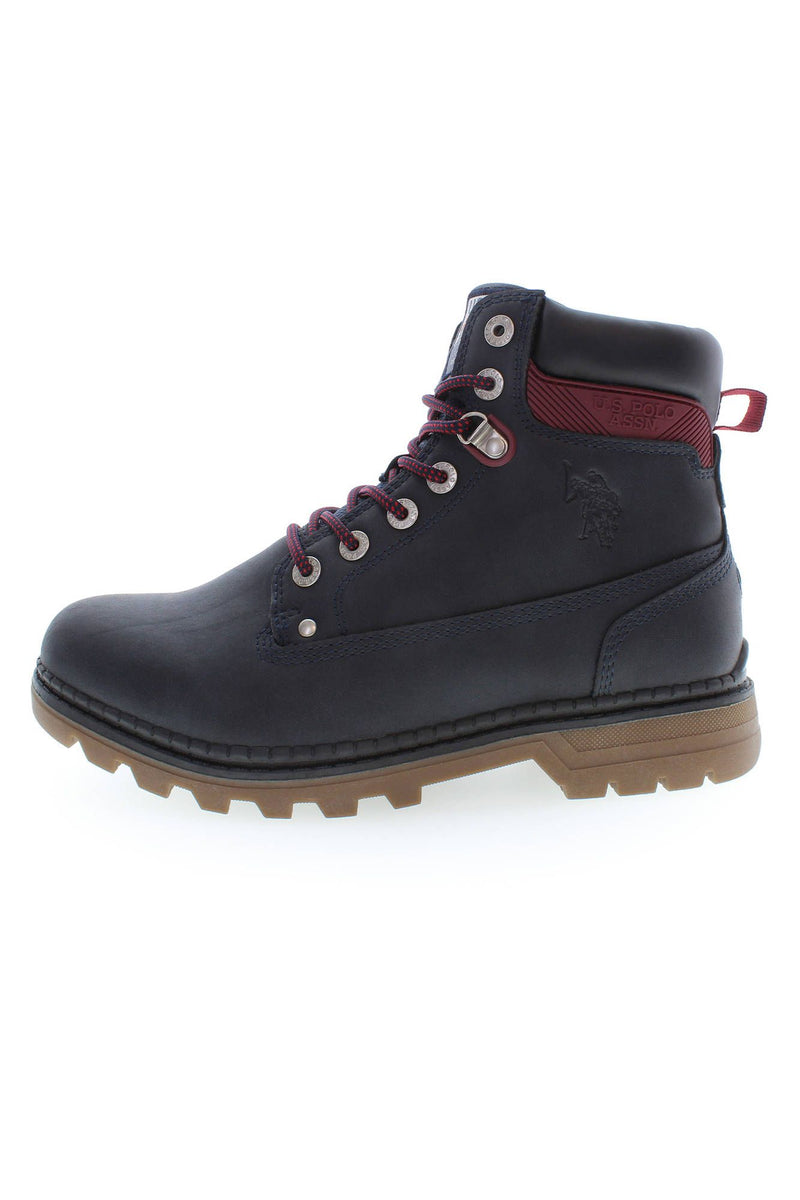 Blue Polyester Mens Boot U.S. POLO ASSN.