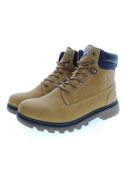 Beige Polyester Men Boot U.S. POLO ASSN.