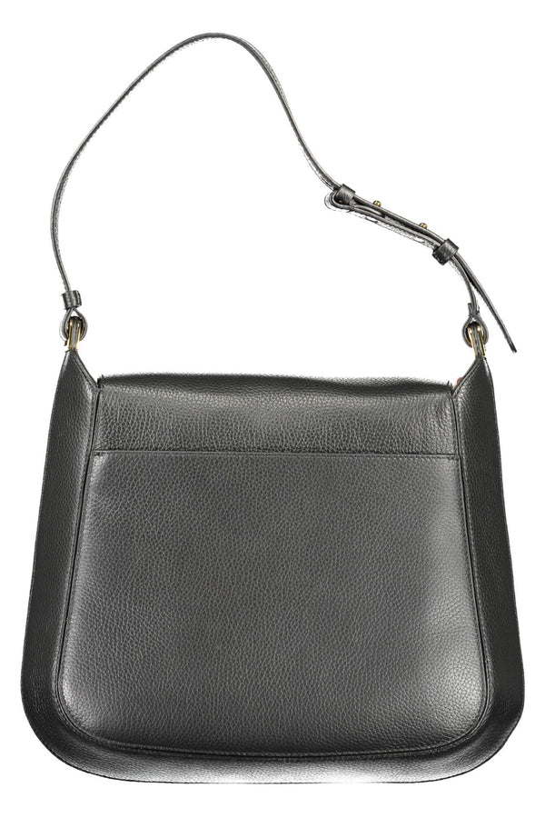 Black Leather Women Handbag Coccinelle