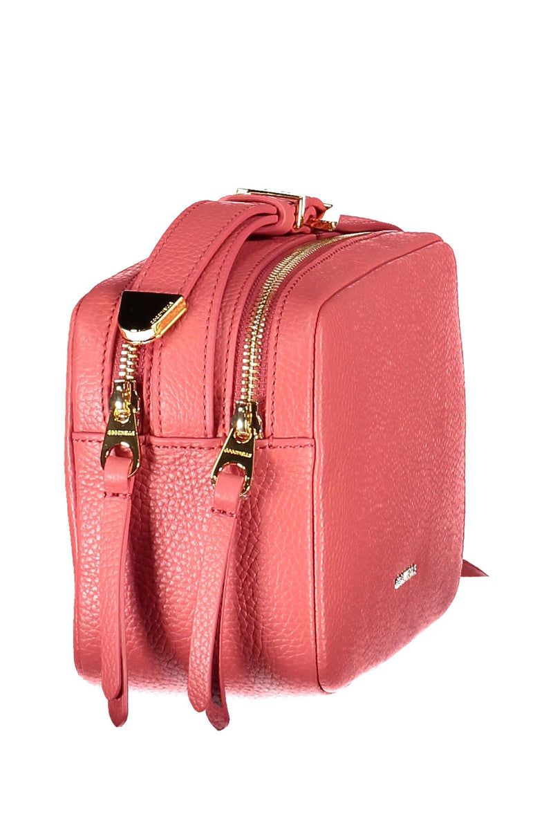 Pink Leather Women Handbag Coccinelle