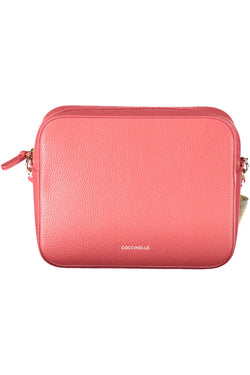 Pink Leather Women Handbag Coccinelle