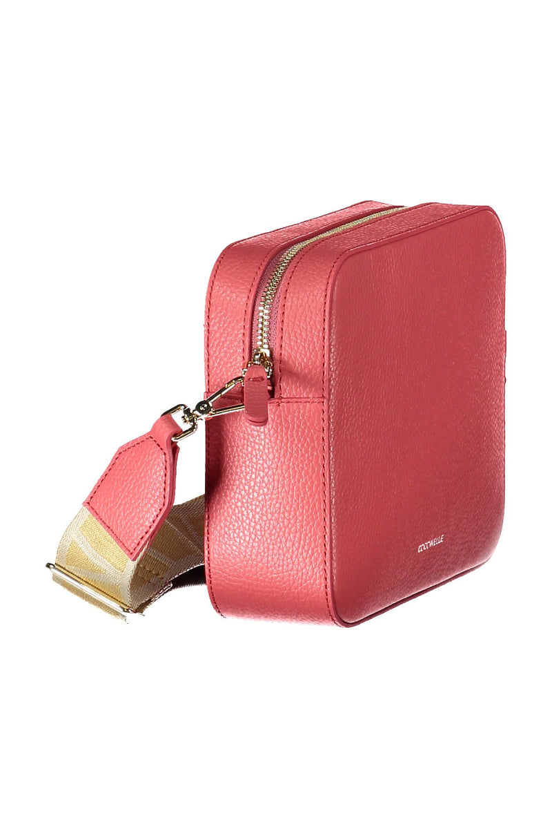 Pink Leather Women Handbag Coccinelle