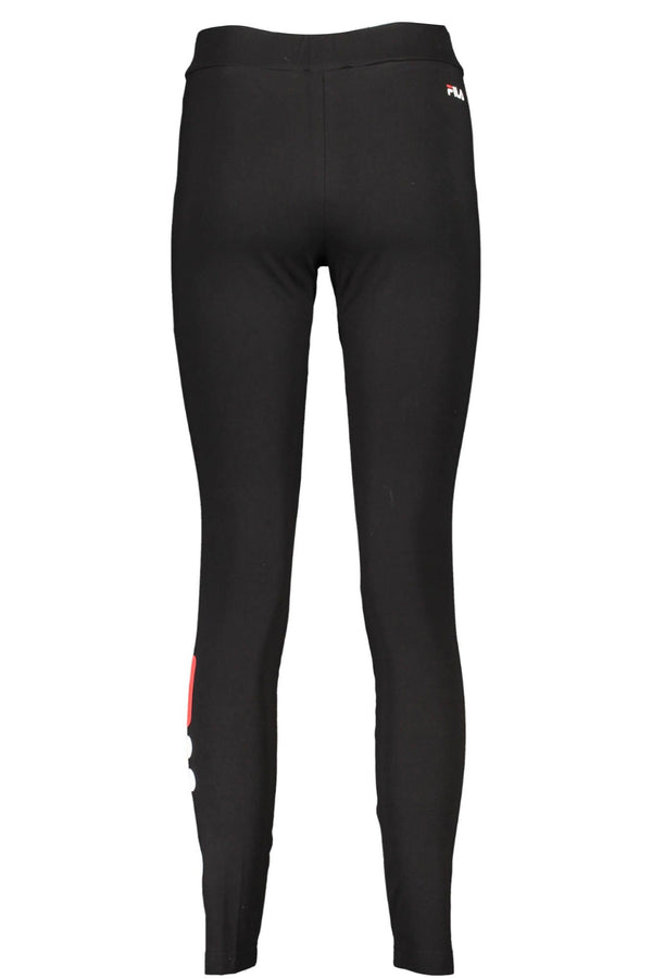 Black Cotton Women Legging Fila