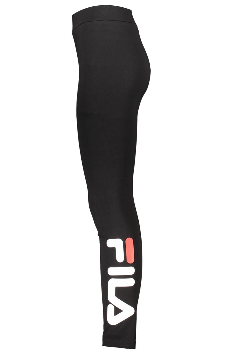 Black Cotton Women Legging Fila