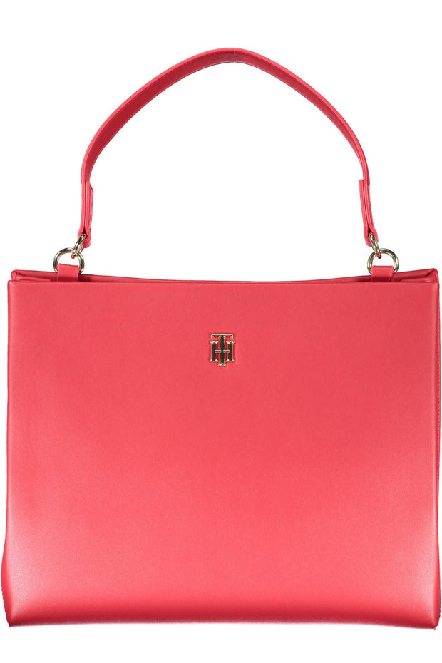 Red Polyethylene Women Handbag Tommy Hilfiger