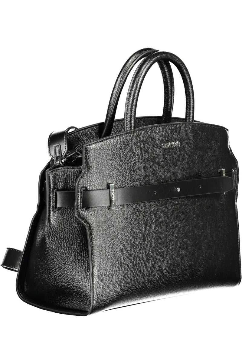 Black Polyethylene Women Handbag Calvin Klein