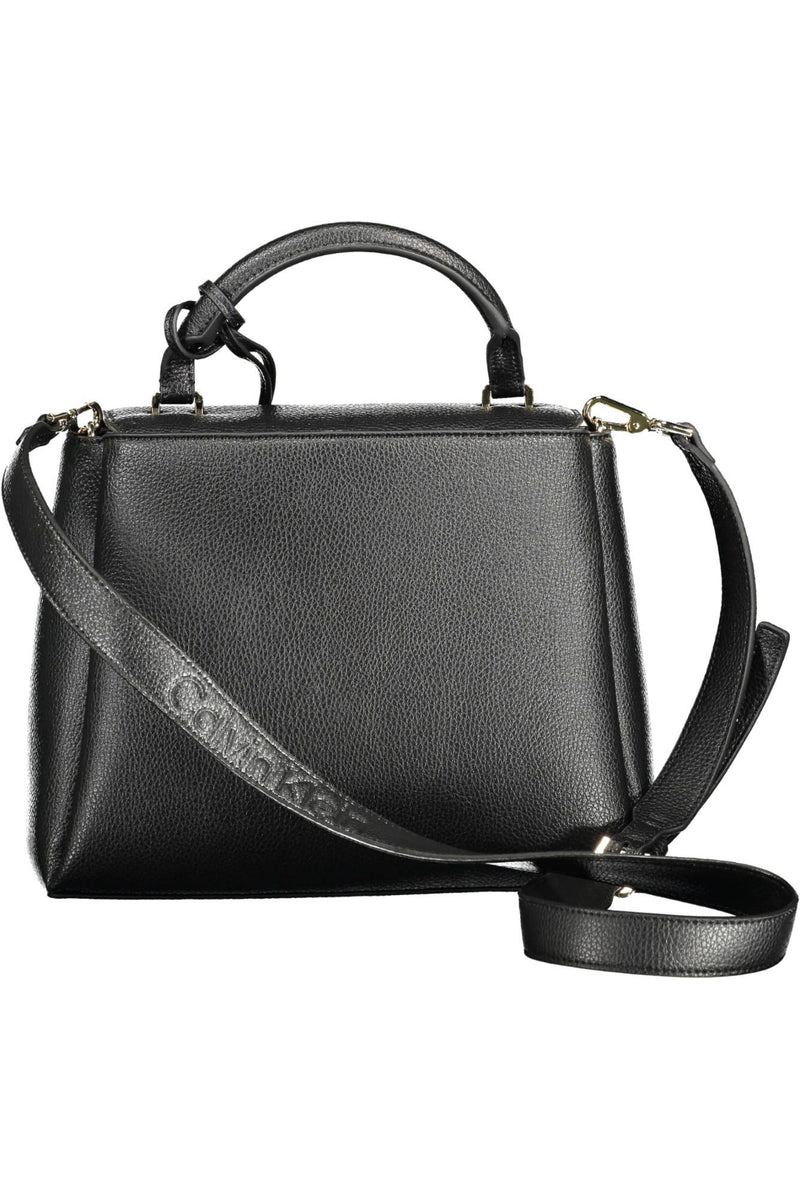 Black Polyester Women Handbag Calvin Klein