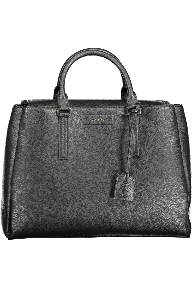 Black Polyester Women Handbag Calvin Klein