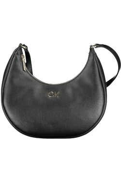 Black Polyester Women Handbag Calvin Klein