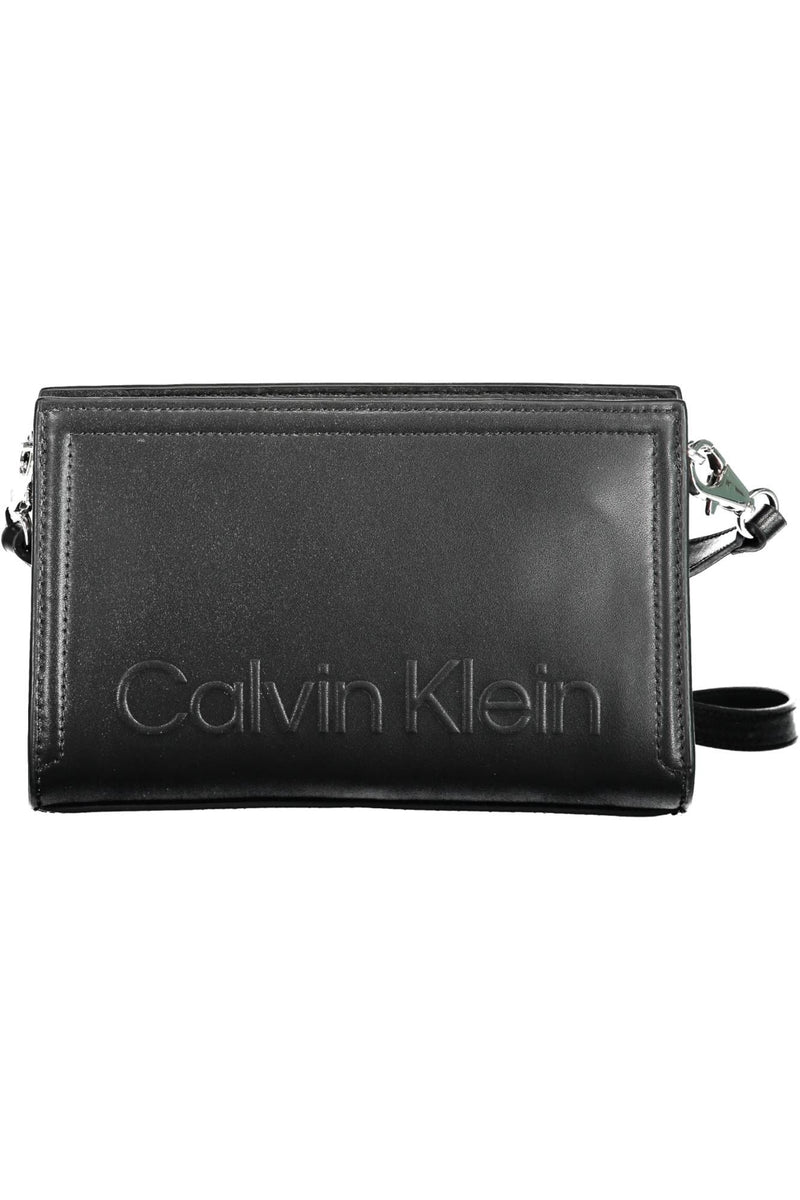 Black Polyester Women Handbag Calvin Klein