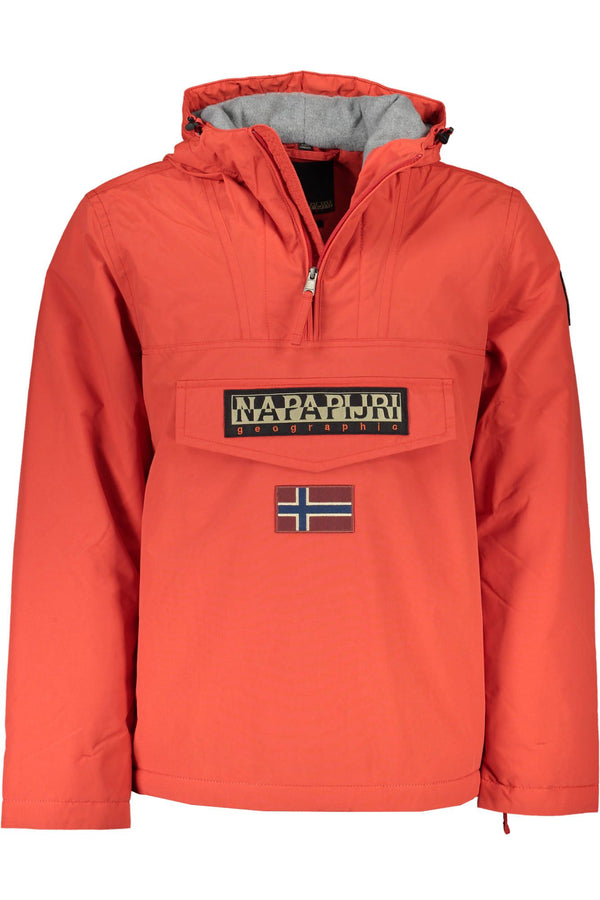 Red Polyamide Men Jacket Napapijri