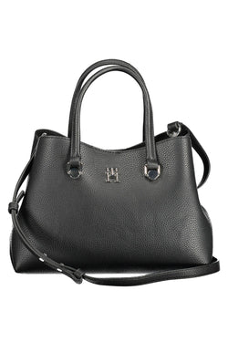 Black Polyester Women Handbag Tommy Hilfiger