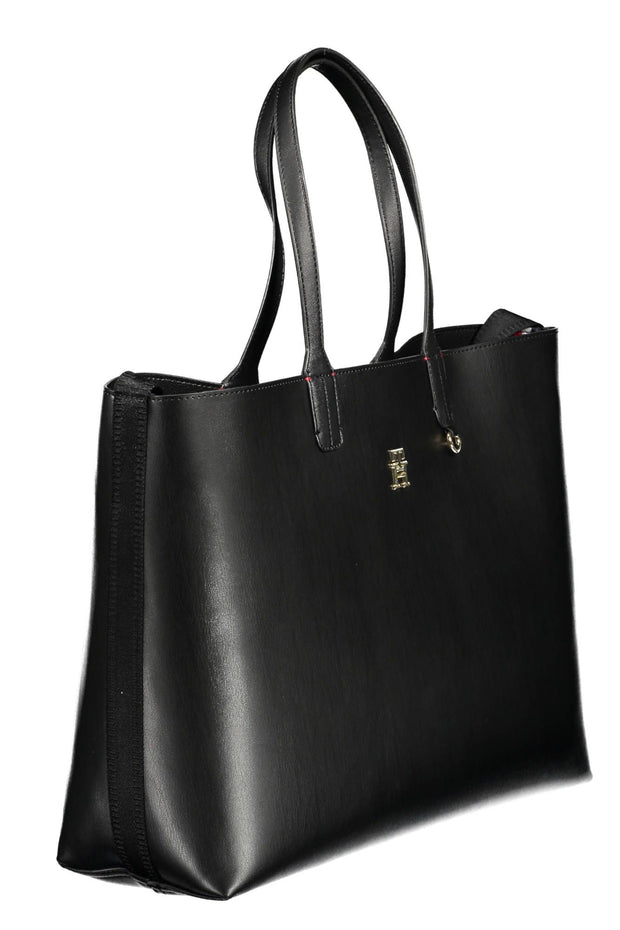 Black Polyethylene Women Handbag Tommy Hilfiger