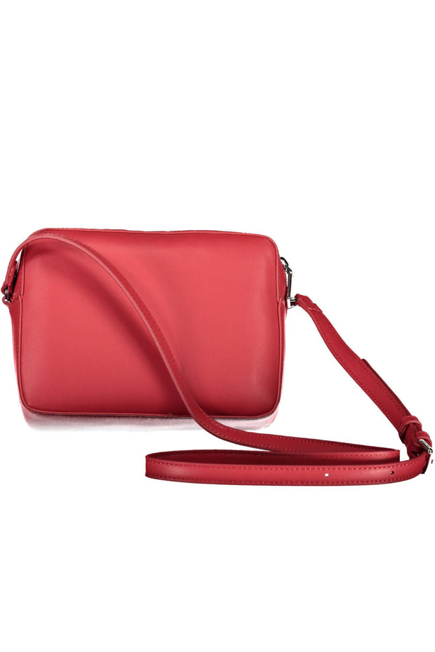 Red Polyester Women Handbag Calvin Klein