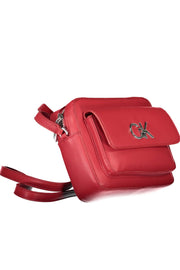 Red Polyester Women Handbag Calvin Klein