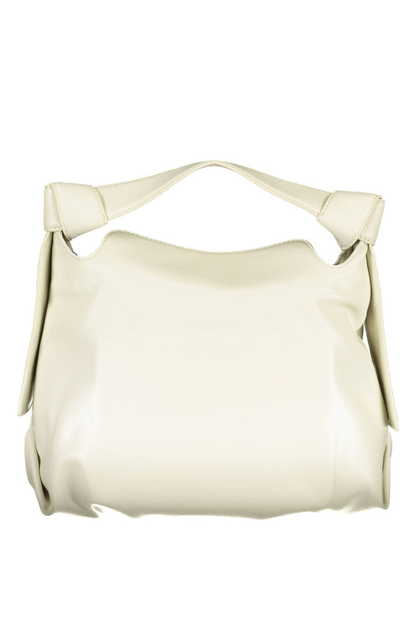 Beige Polyester Women Handbag Calvin Klein