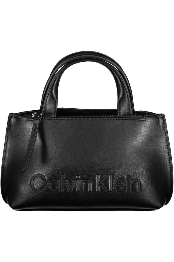 Black Polyester Women Handbag Calvin Klein