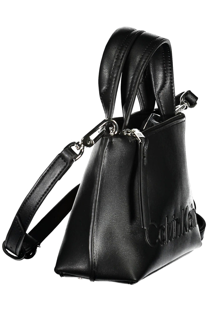 Black Polyester Women Handbag Calvin Klein